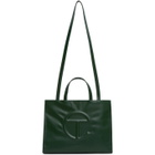 Telfar Green Medium Shopper Tote