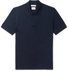 Bottega Veneta - Cotton-Piqué Polo Shirt - Navy