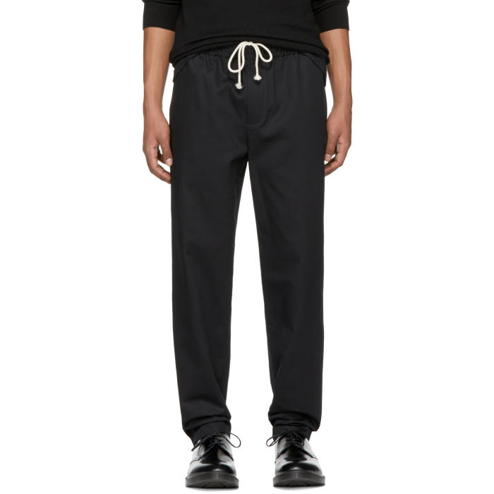 Fanmail Black Cotton Trousers 