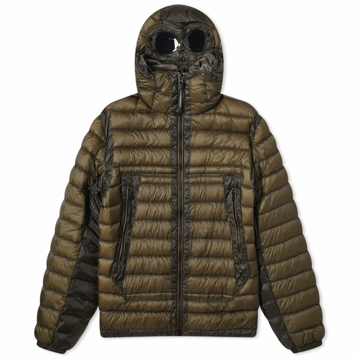 Photo: C.P. Company Men's D.D Shell Goggle Jacket in Olive Night