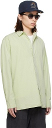 CASEY CASEY Green Big Raccourcie Shirt