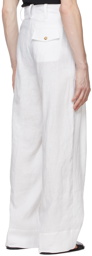 S.S.Daley White Linen Trousers