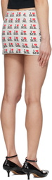 Ashley Williams Gray 'I Heart Me' Miniskirt