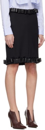 HODAKOVA Belt Bow Midi Skirt