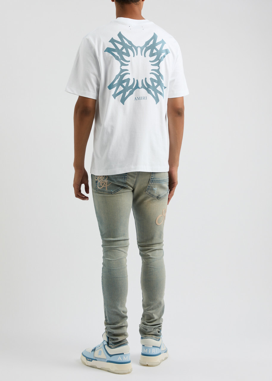 Tシャツ・カットソー AMIRI FW24 MA QUAD SHIRT (AWSTCA1018 DUSTYBLUE) AMIRI Ma Quad T-shirt | Black | FARFETCH