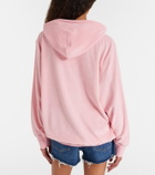 Hunza G Logo cotton terry hoodie