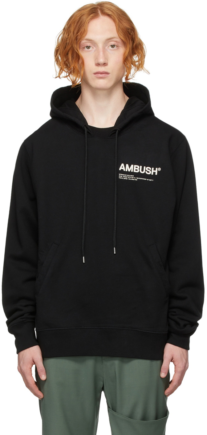 AMBUSH Black 'Workshop' Hoodie Ambush