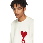 AMI Alexandre Mattiussi Off-White Oversized Sweater