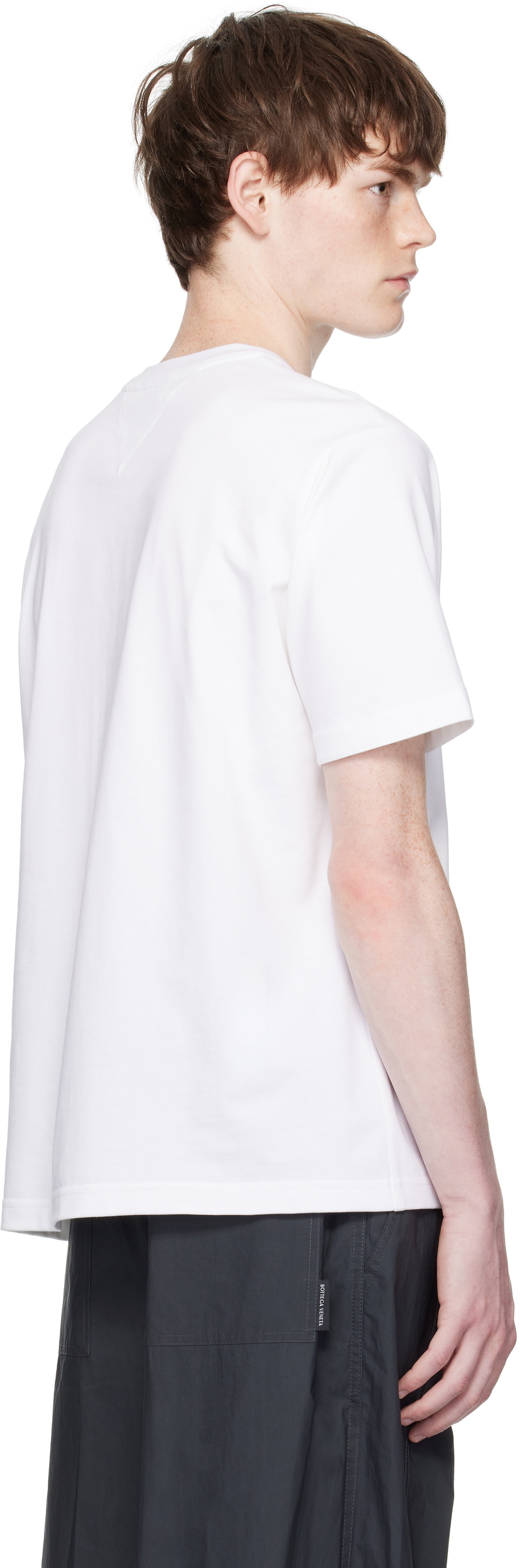 Bottega Veneta White Cotton Jersey T-shirt
