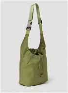 Arcs - Sharp Shoulder Bag in Green