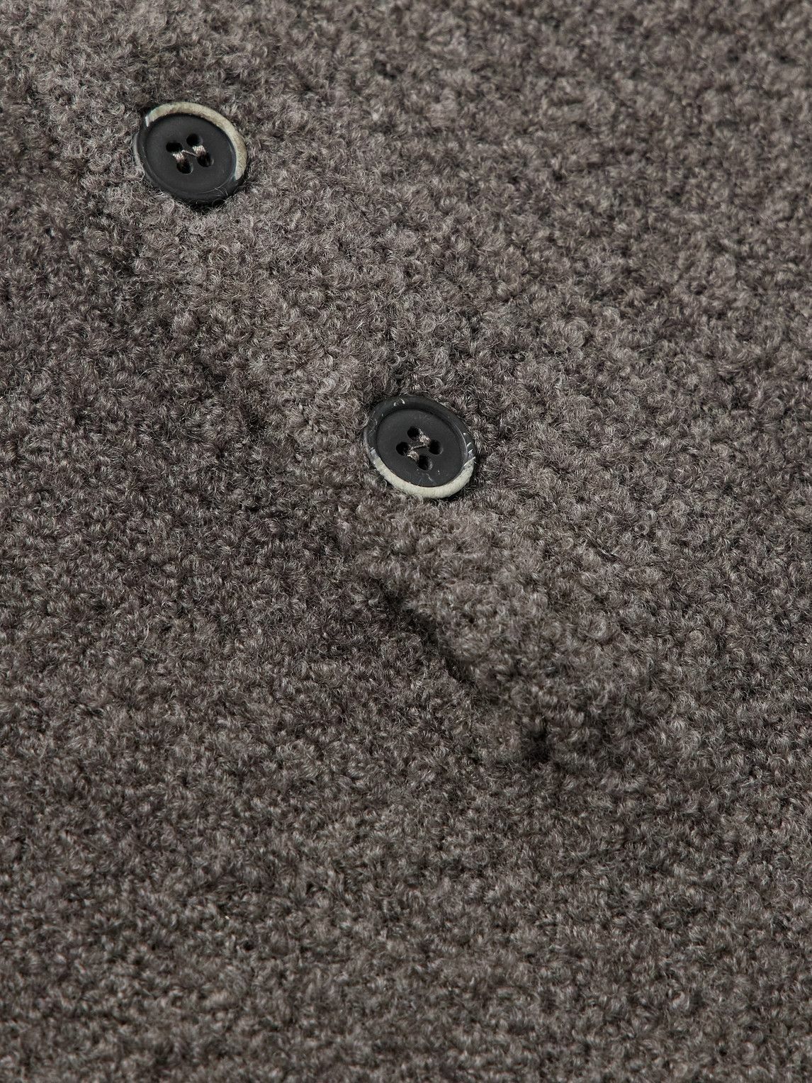 Barena - Wool-Blend Chenille Polo Shirt - Brown