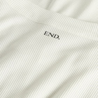 END. Women's Henley LS Top in Off White