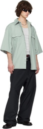 WILLY CHAVARRIA Blue SS Corcoran Shirt