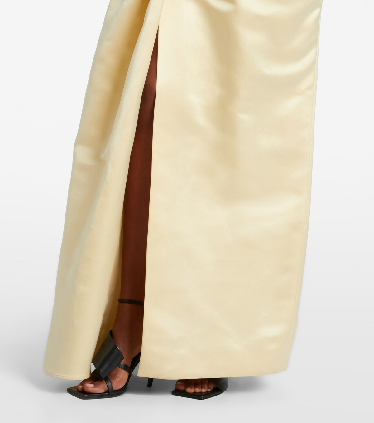 Givenchy Draped silk satin gown