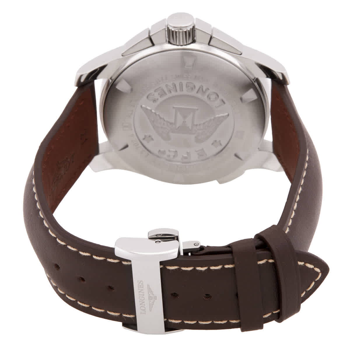 Longines Conquest Chronograph Quartz Silver Dial Mens Watch L3.702.4.76.4