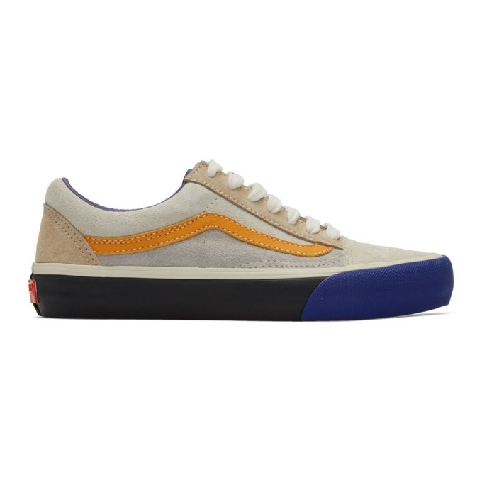 Photo: Vans Blue and Orange Old Skool Tlt LX Sneakers