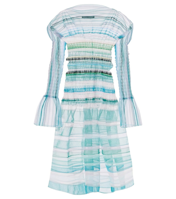 Photo: Susan Fang Striped sheer midi dress