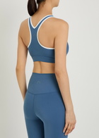 Varley Freesoft Selma Stretch-jersey Sports bra Blue