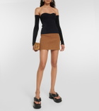 Wardrobe.NYC Ribbed-knit cotton-blend top