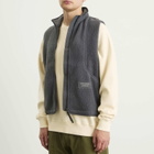 Pas Normal Studios Men's Off-Race Pile Fleece Vest in Steel