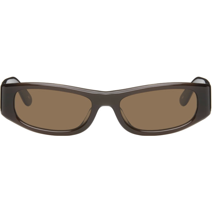 Photo: THISTLES Brown 'The Suede' Sunglasses
