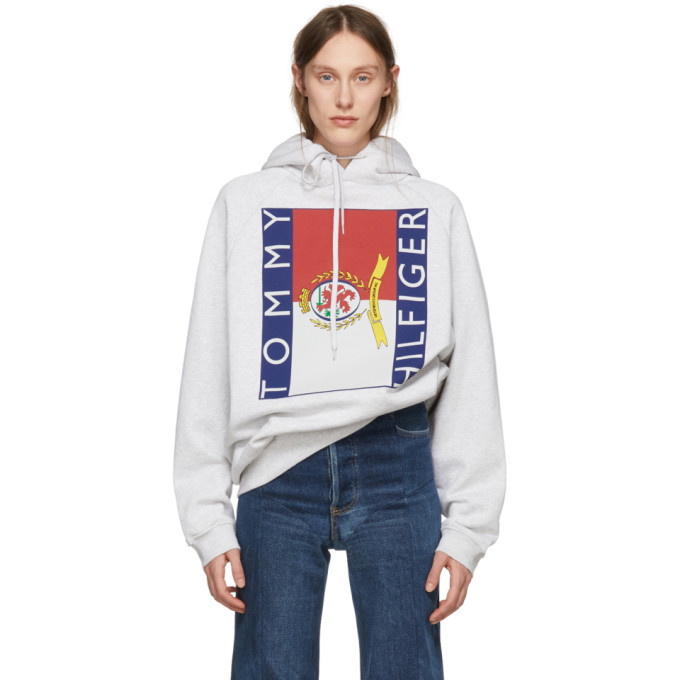 Photo: Vetements Grey Tommy Hilfiger Edition Hoodie