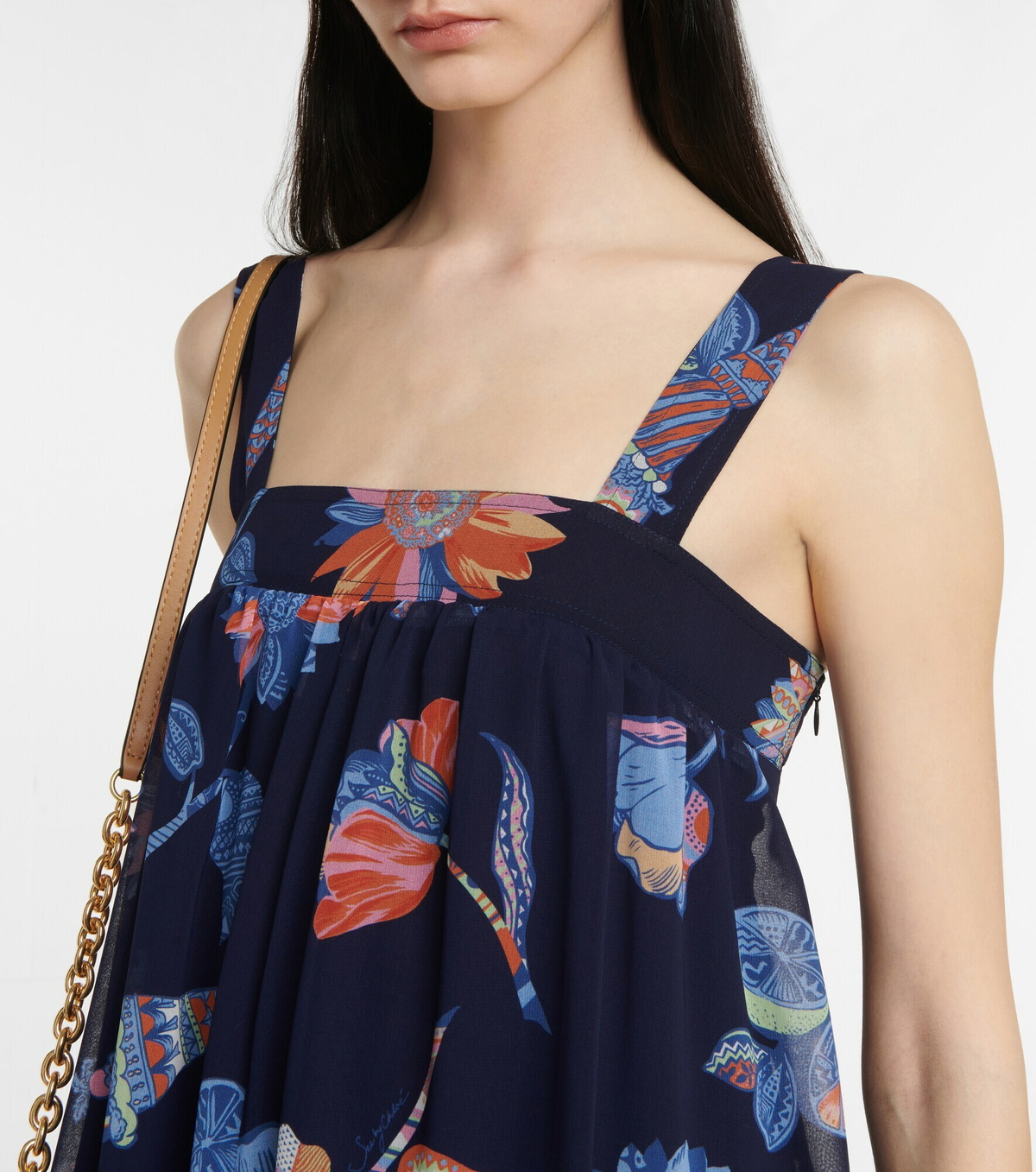 See By Chloe - Floral georgette midi dress