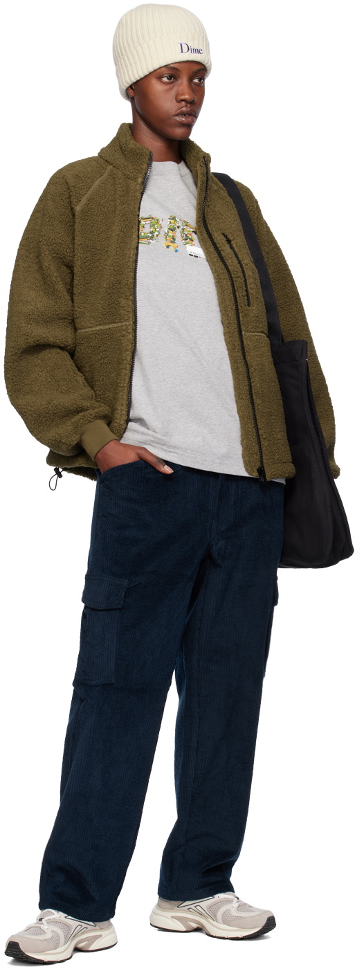 Dime Brown Zip Jacket