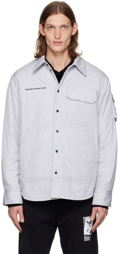 Photo: Helmut Lang White Striped Shirt