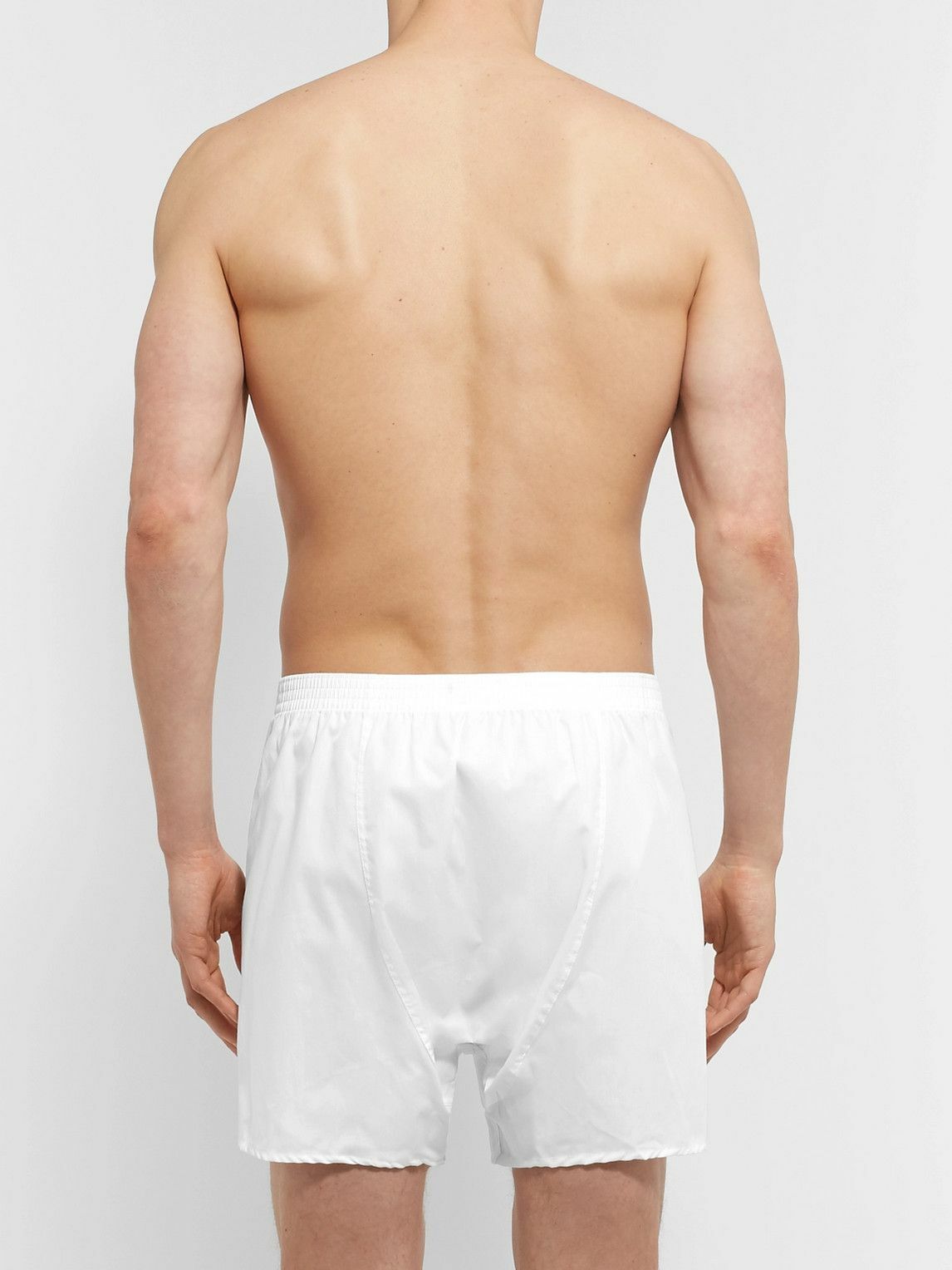 Derek Rose - Cotton Boxer Shorts - White