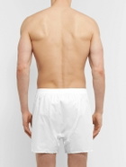 Derek Rose - Cotton Boxer Shorts - White