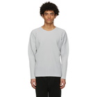 Homme Plisse Issey Miyake Grey Basics Long Sleeve T-Shirt