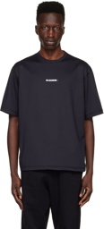 Jil Sander Black Polyester T-Shirt