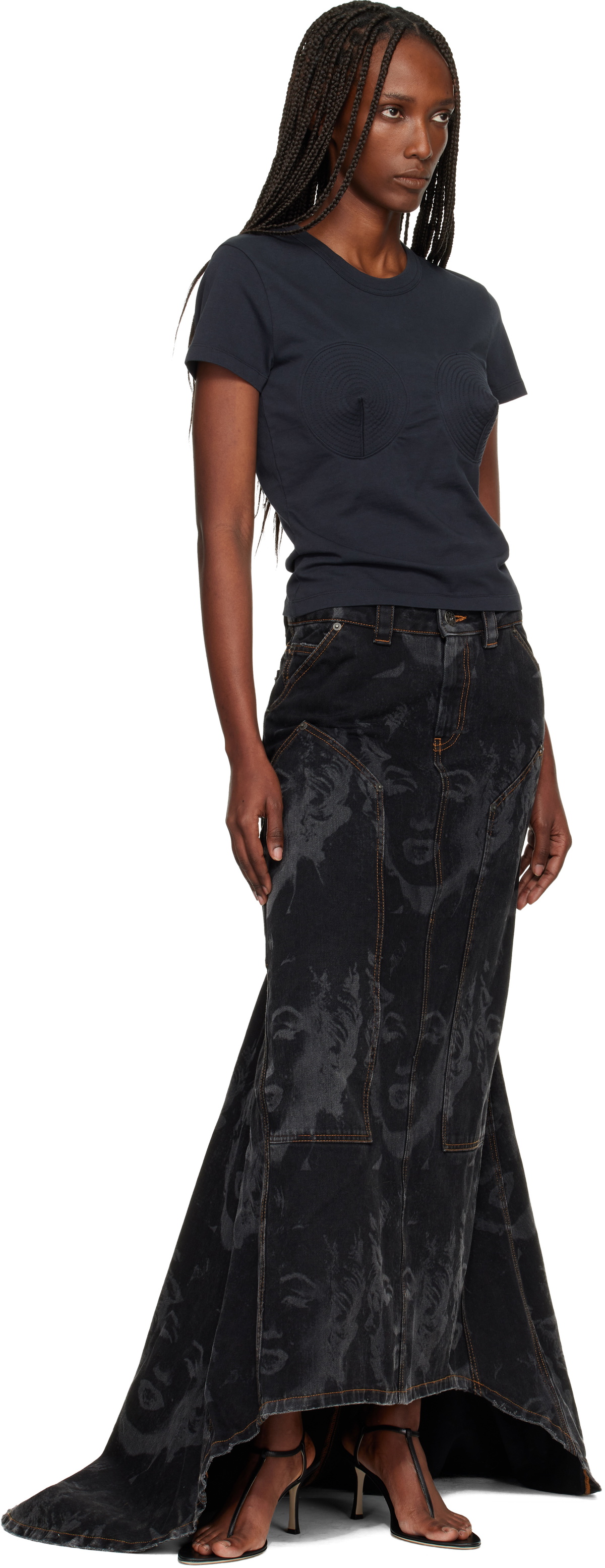 VAQUERA Black Bullet Bra T-shirt