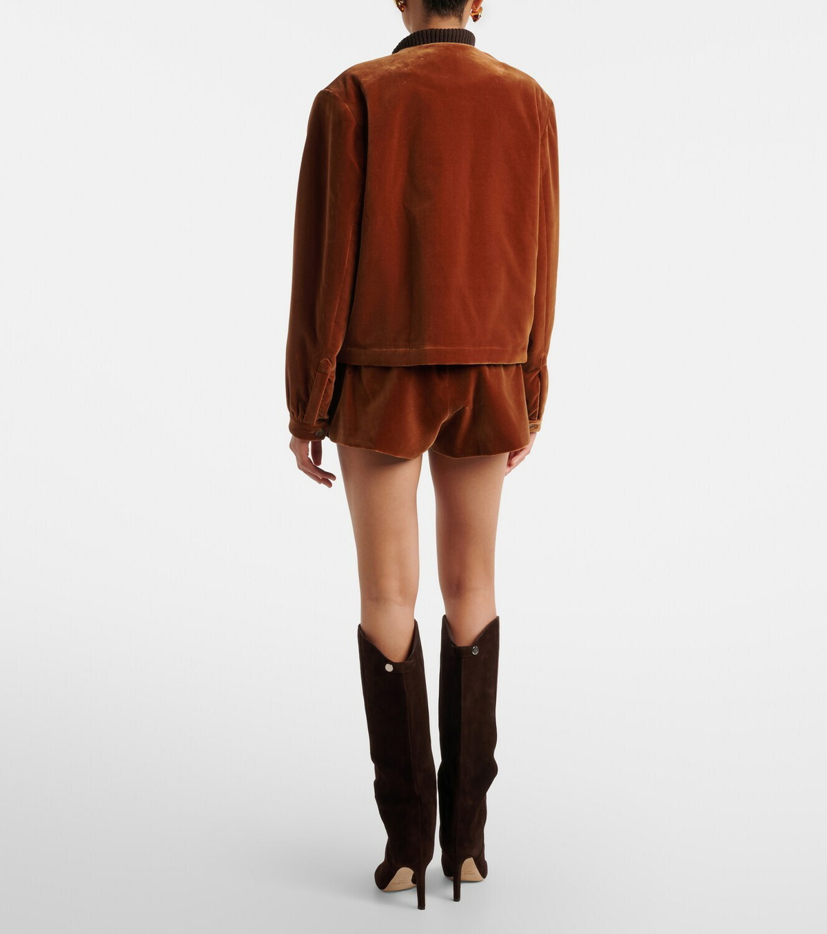 Blazé Milano Tinker cotton velvet shorts