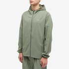 Nanga Men's Air Cloth Comfy Zip Parka Jacket in Overdye Grey