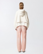 Pinko Oversized Sweatshirt With Twill Details Pink Pearl Grey