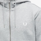 Fred Perry Men's Zip Hoodie in Steel Marl