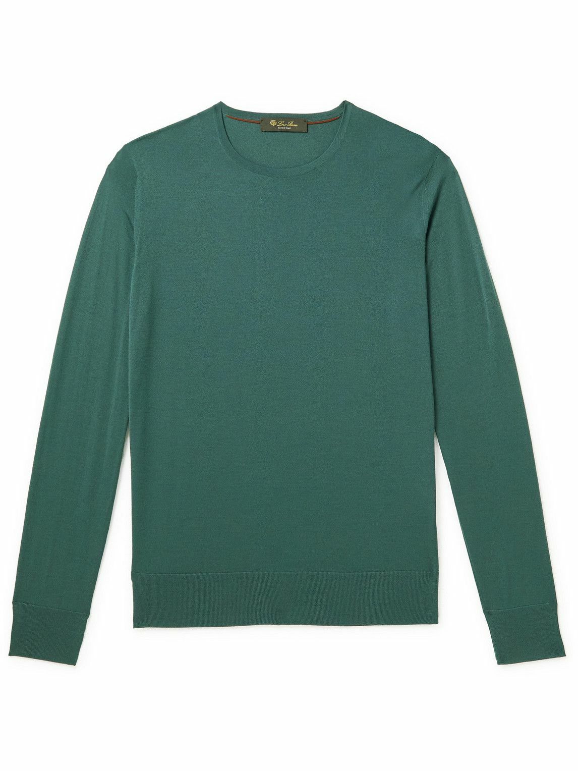 Loro Piana - Slim-Fit Wish® Wool Sweater - Blue Loro Piana