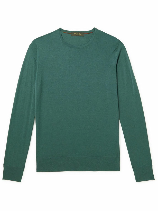 Photo: Loro Piana - Slim-Fit Wish® Wool Sweater - Blue