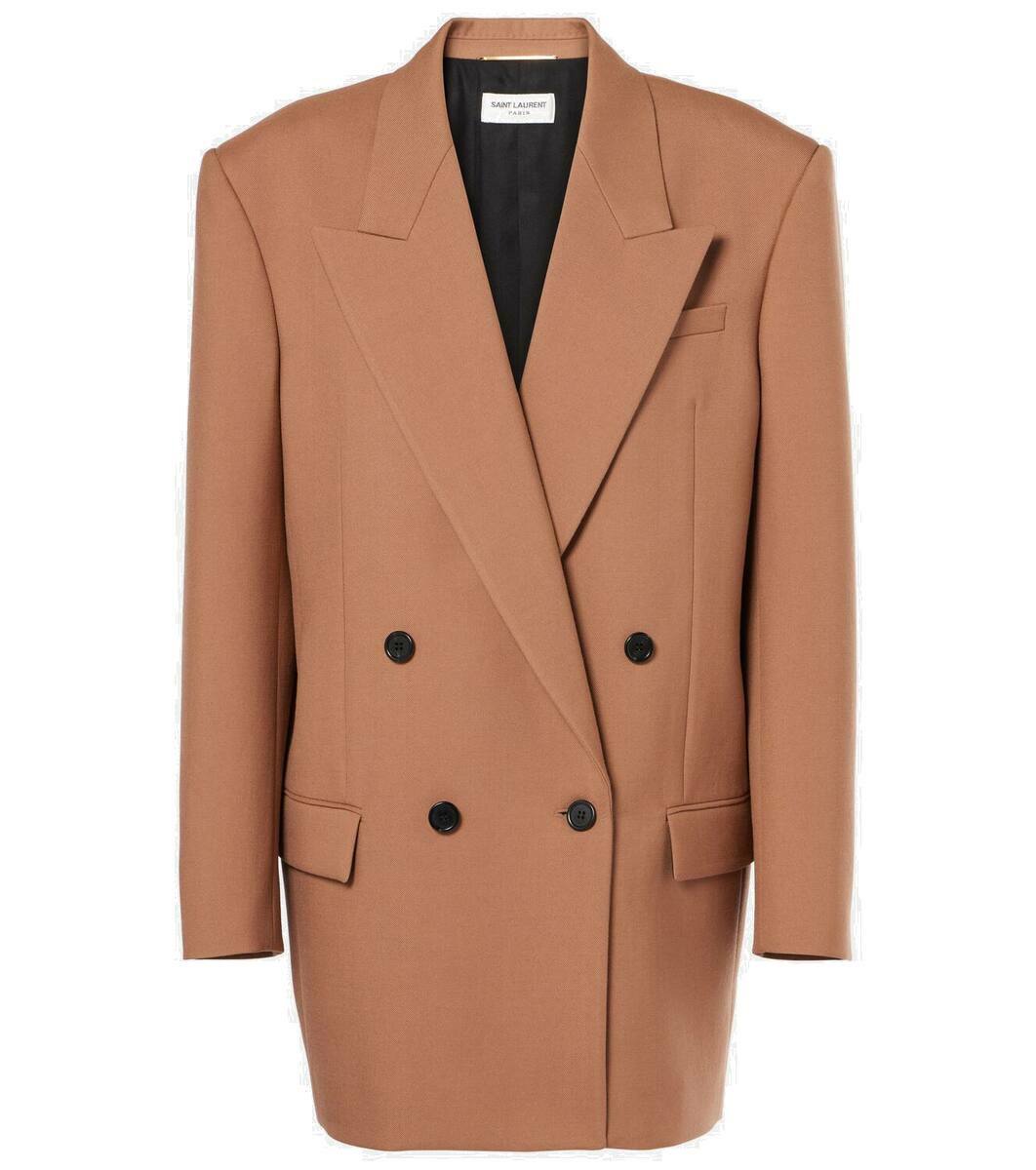 Saint Laurent Cassandre Double-Breasted Blazer