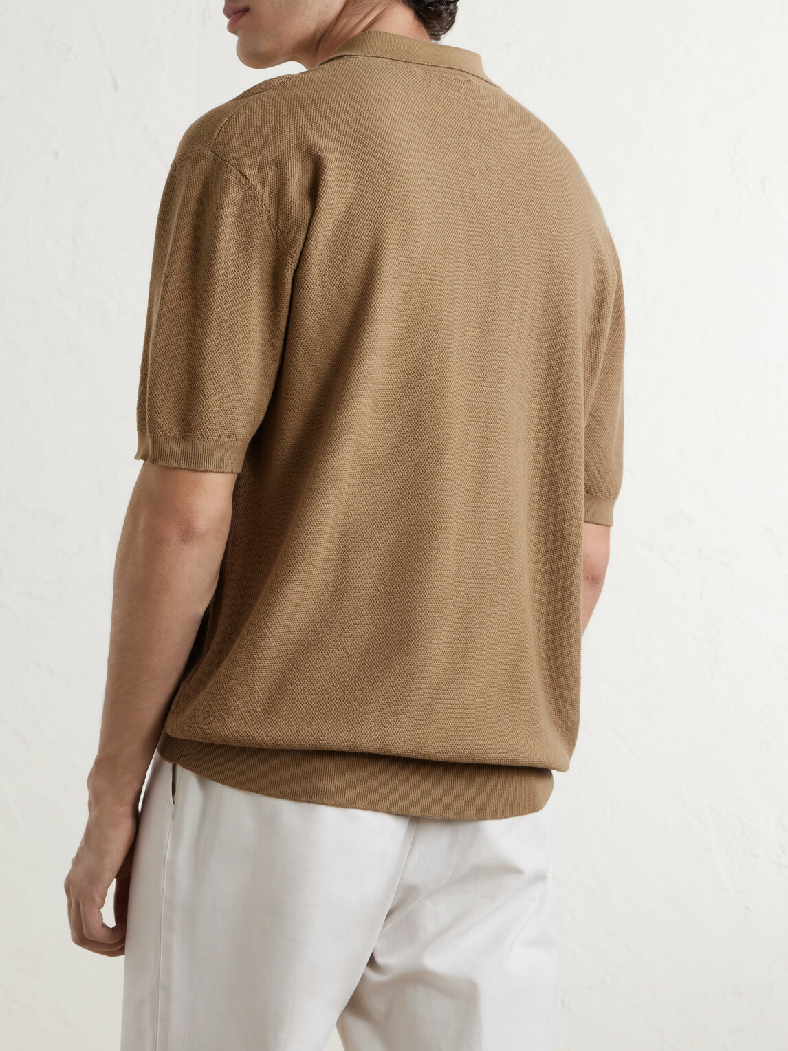 Boglioli - Cotton-Piqué Polo Shirt - Brown