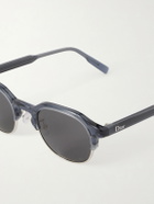 Dior Eyewear - Dioribbon Rounded-Frame Acetate Sunglasses