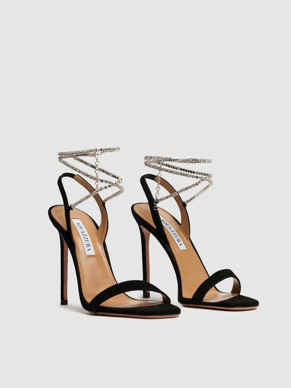 サンダル・ミュール AQUAZZURA 'careless whisper 105 CWHHIGS0 SUE Aquazzura Careless Whisper 105 sandals for Women - Black in