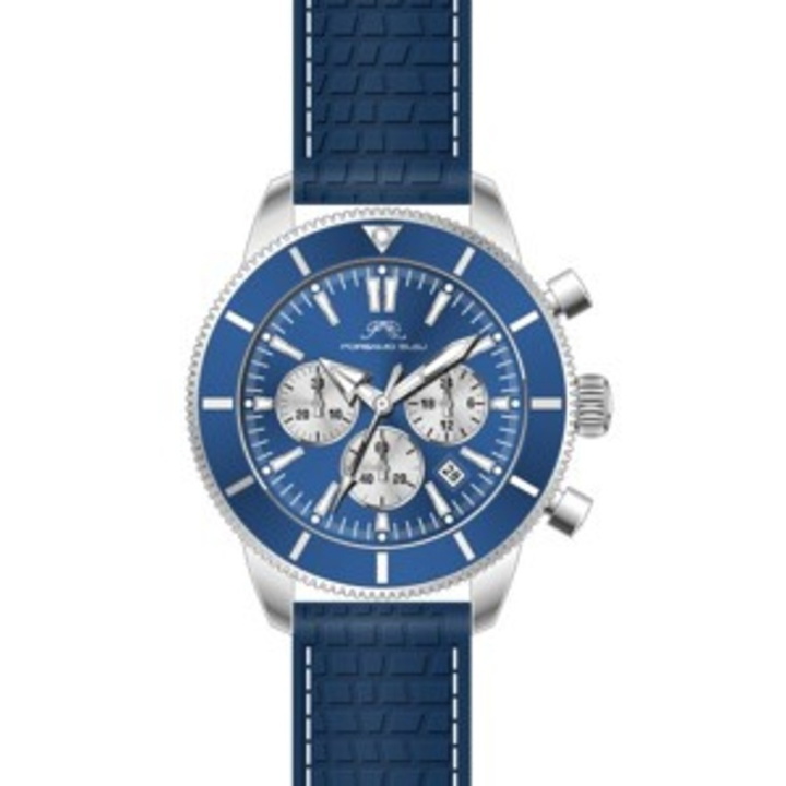 Photo: Porsamo Bleu Brandon Chronograph Quartz Blue Dial Mens Watch 1013DBRR