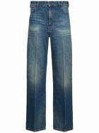 VICTORIA BECKHAM Relaxed Faded Straight Jeans
