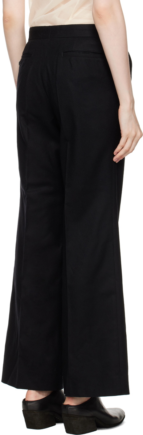 Junya Watanabe Black Flared Trousers