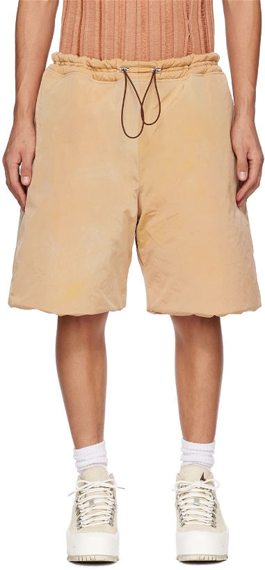 Photo: Charlie Constantinou Orange Padded Shorts