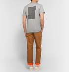 Saturdays NYC - Printed Mélange Cotton-Jersey T-Shirt - Men - Gray