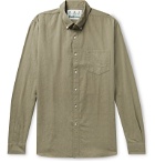 Barbour White Label - Dunbar Button-Down Collar Slub Cotton Shirt - Green